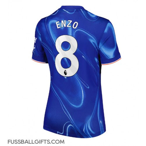 Chelsea Enzo Fernandez #8 Fußballbekleidung Heimtrikot Damen 2024-25 Kurzarm